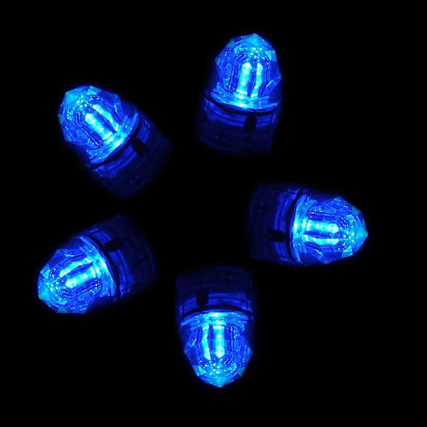 5 st Led Deep Drop Lights, Diamond Fiske Ljus Vatten Aktivera Led Ljusa Fiskebeten Deep Drop Rig Fiske Flashers（Blå）