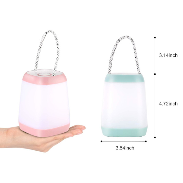 Campinglampa 2-pack Bärbar LED Tältlykta 3 lägen För Ryggsäckscamping Vandring Nödbelysning Batteridriven Lampa För Utomhus Och Inomhus