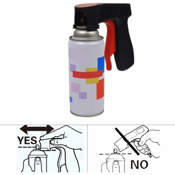 Aerosol Spray Gun Handle - Paint Spray Gun, Original Spray Gun Handtag för Aerosol Sprays, Can Holder Hairspray, Gun?? Sprayfärg