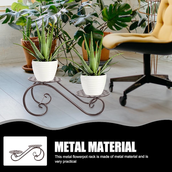 Blomkruka Stativ Krukväxt Stativ Metall Blomkruka Stativ Inomhus Växtdisplay Stativ