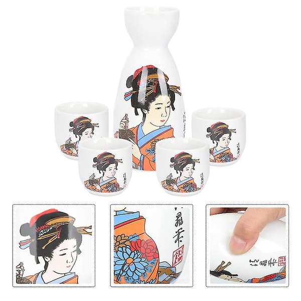 1 set Japansk Sake-kanna