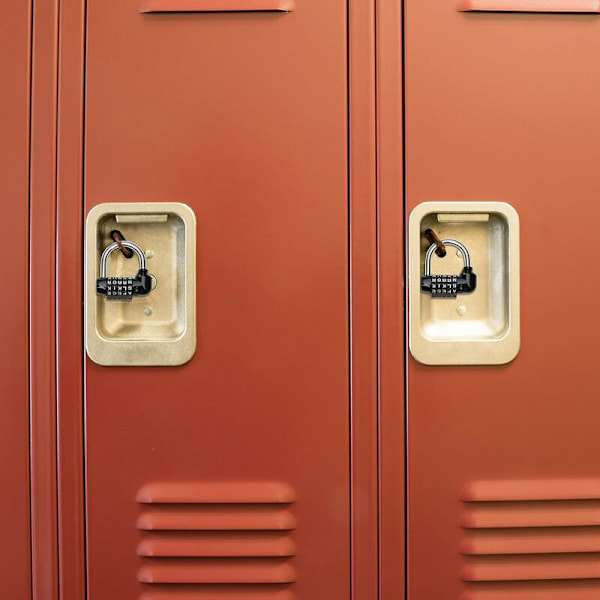 5 Monogramhänglås Svart för Resväska Kosmetisk Utdragbart Lås - Ingen Nyckel Krävs - Perfekt för Escape Rooms - Monogramhänglås (Helt Engelska Bokstäver Svart