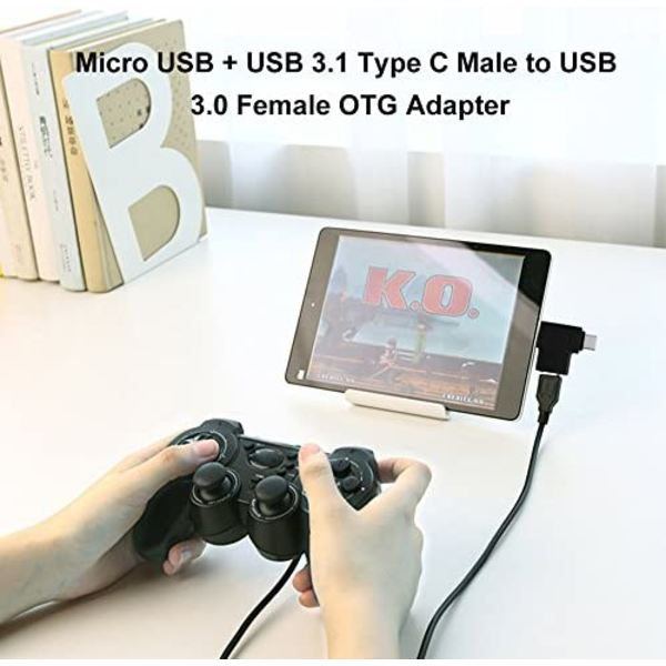 2 i 1 Micro USB OTG-adapter