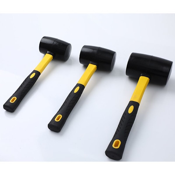 Sort gummihammer/hammer (længde 260 mm)