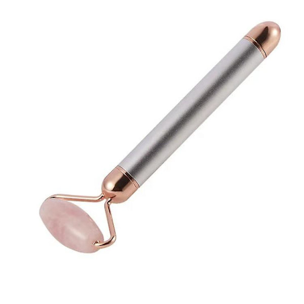 3-i-1 Elektrisk Jade Roller 3d Roller Ansiktsroller & Ansiktsmassageapparat, Rosenkvarts