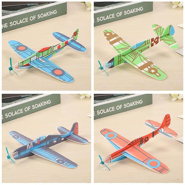 Styrofoam Aviator | Set av blandade individuellt packade segelflygplan | Styrofoam Gliders Aviator Throwing Gliders