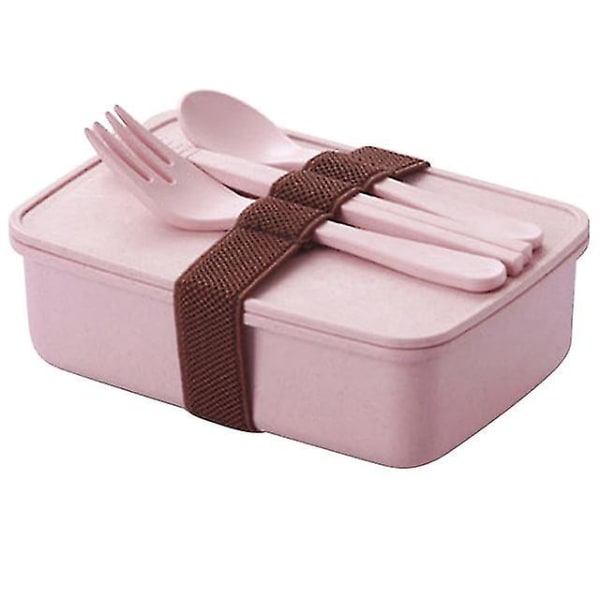 Bärbar lunchlåda (rosa)
