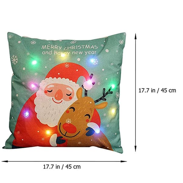 Julbelysning LED Kuddfodral Heminredning Kuddfodral Soffa Blinkande