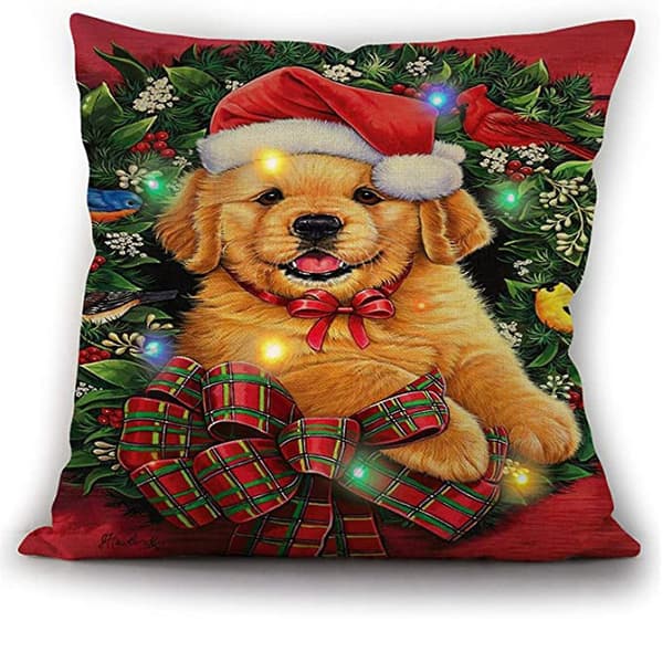 Julbelysning LED Kuddfodral Heminredning Kuddfodral Soffa Blinkande