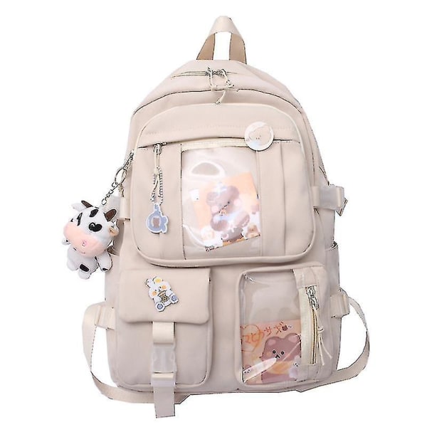 Backpack with safety pin I backpack cute aesthetic backpack cute I backpack suitable for 2 people