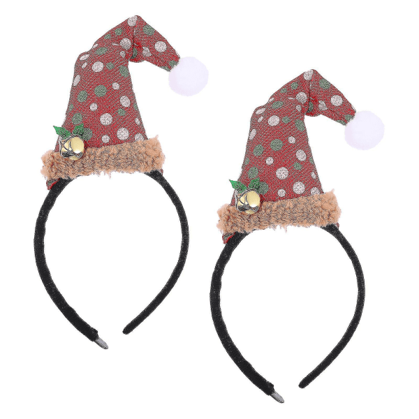 2 st kreativa hårbågar jul huvudbonad barn fest pannband hår accessoar