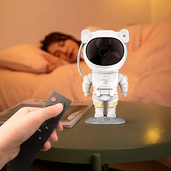 Astronaut Stjärnprojektor 360 Justerbar Galaxy Projektorlampa Med Fjärrkontroll Rymdman Nattlampa Lämplig För Spelrum, Hemmabio, Barn