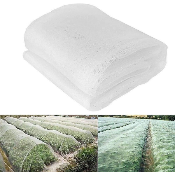 Mesh insektssäkert nät för trädgårdar, växthus, växter, frukter, blommor och grödor, 10*2,5m