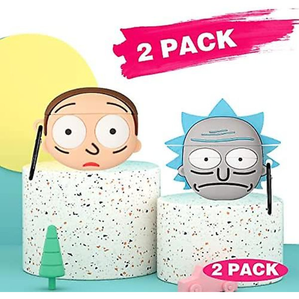 2-pak Gkv For Airpods 3 Etui For Airpod 3 (2021) Deksel Tegneserie Morsom Gøy Kawaii Søt Unik 3d Jenteaktig Design Air Pods 3 3. Generasjon Silikon Etuier