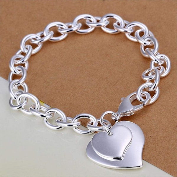 2023 Nye Perle Armbånd For Bestevenn Søster Løfte Matchende Perlearmbånd For Venner Par Nickles For Kvinner (sølv, One Size)