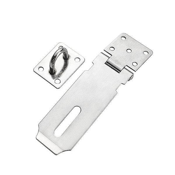 Dörrlås Hasplås, 5 tums rostfritt stål säkerhetslåslås Hasplåslås