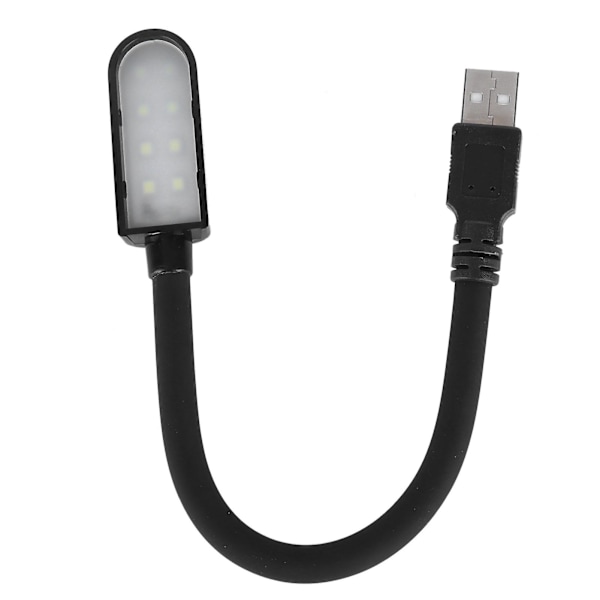 9,8 tum Liten Nattlampa Usb Ström 8 Leds 360 Grader Justerbar Mini Bärbar Lampa För Läsning