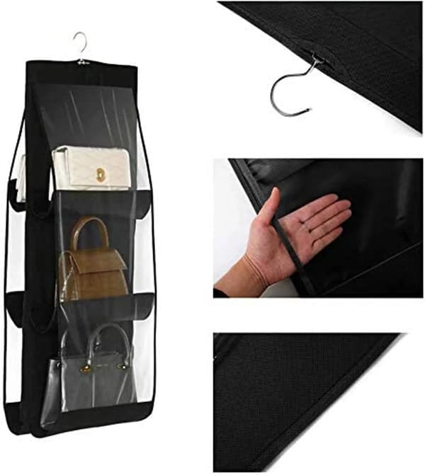 2-pack väska organiser med 6 fack