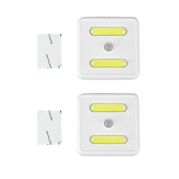 2 st LED-nattlampa med rörelsesensor för hall, kök, sovrum och trappor