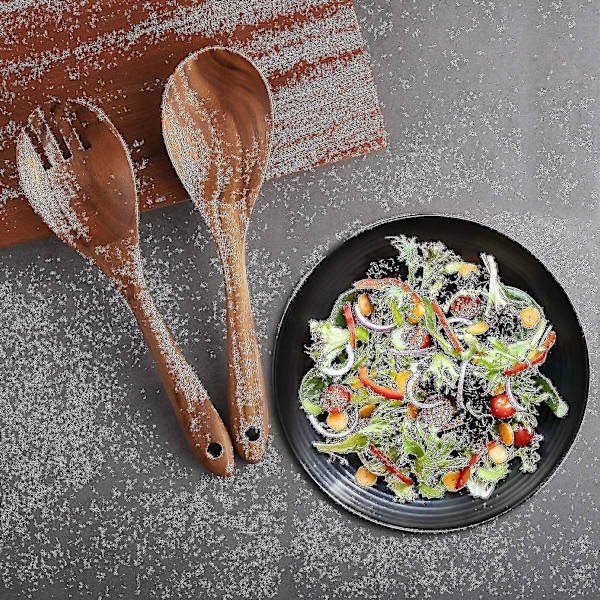 Träredskap i 6 delar, köksredskap i trä, non-stick köksredskap, spatu