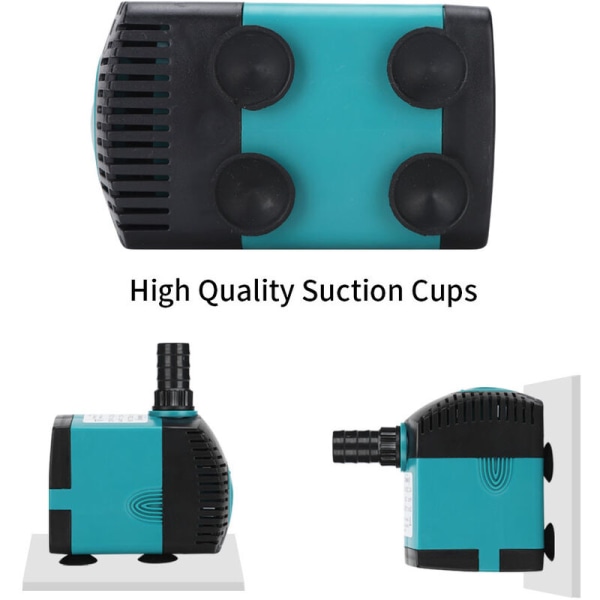 Nedsänkbar vattenpump 220L/H, 3W Mini nedsänkbar pump, akvarium vattenpump, akvarium cirkulationspump