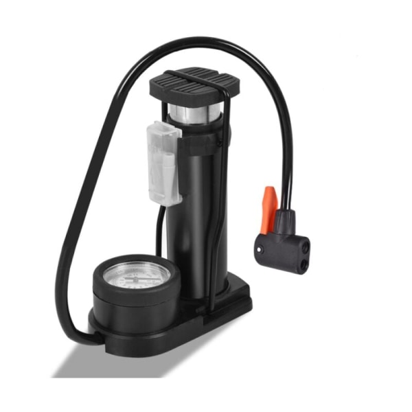 Cykelpumpe Mini Bærbar Luftpumpe Cykel Gulvpumpe Manometer Til Landevejscykler Bolde Svømme Ring Cykel Luftmadras