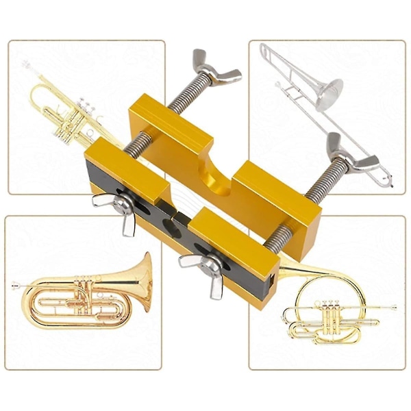 Trumpetmunstycksdragare Verktyg Justerbar Munstycksdragare Remover (blå)