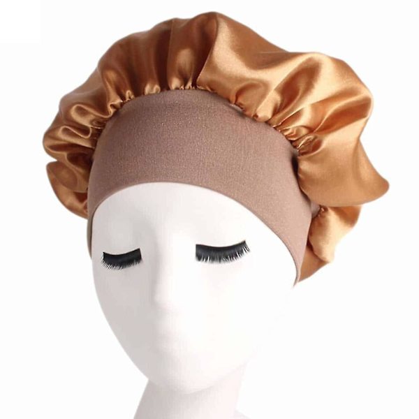 Satin Bonnet - Sovhatt - Brun One Size Brun-1