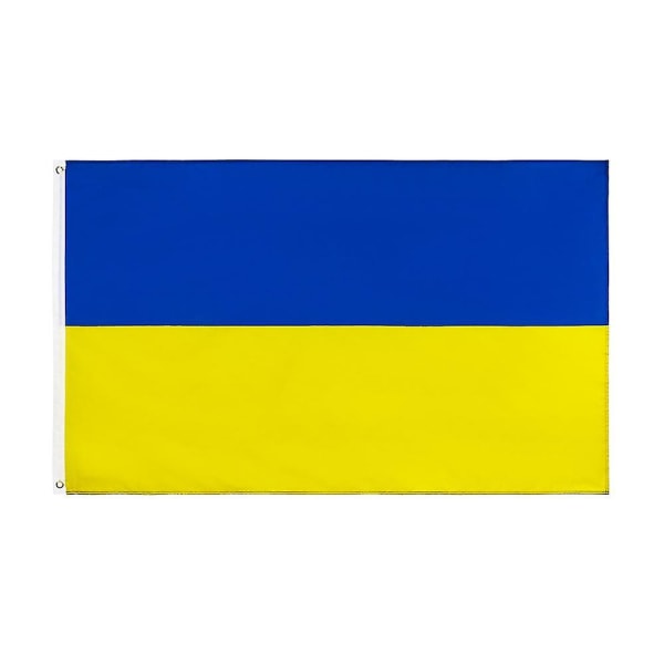 Ukrainas flagga (90x150 Cm) Nationell utomhus inomhusdekorationsflagga