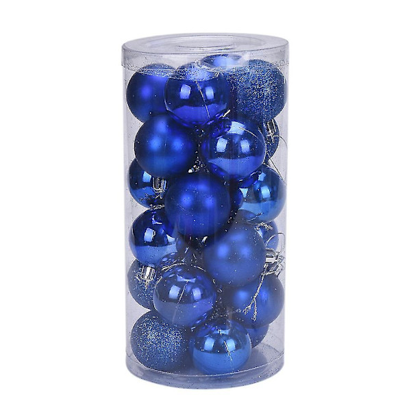 Julgranspynt i plast, 4 cm, 24 st