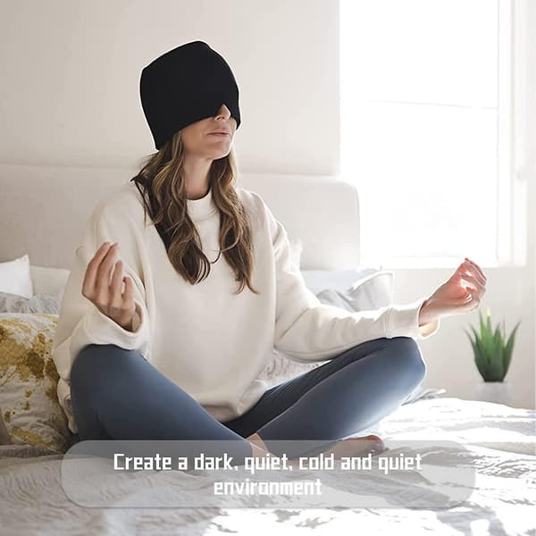 1 Cool Coletment Gel, Retractable Elastic Cooling Mask, Hot and Cold Compression Mask