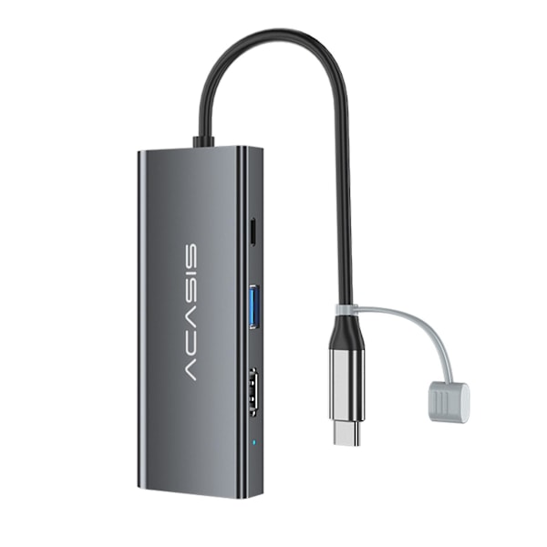 4-i-1 USB-C Dockningsstation för Laptop USB Typ C Hub Multiport Adapter Dongel