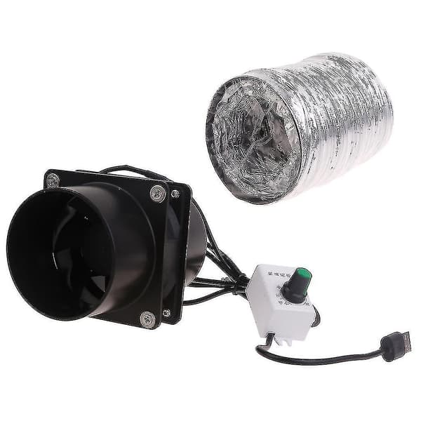 Högpresterande ventilationsfläkt med kraftfull sug och plaströr