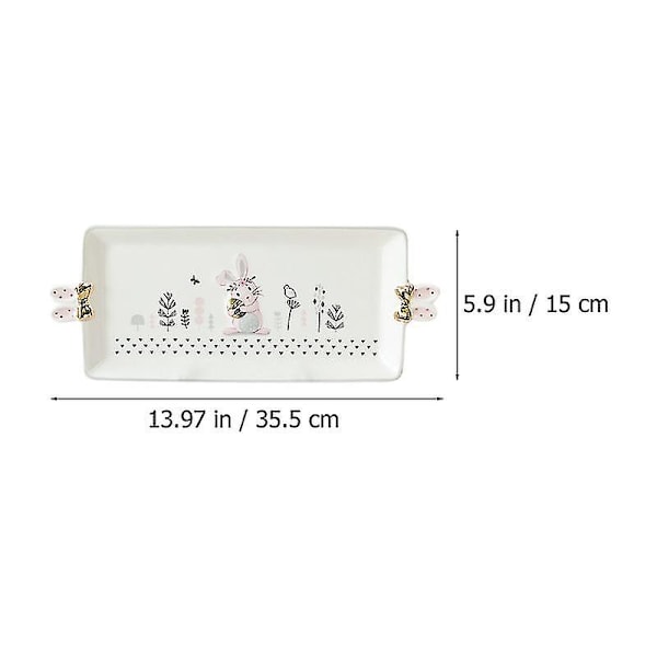1 st Handmålad Tallrik
