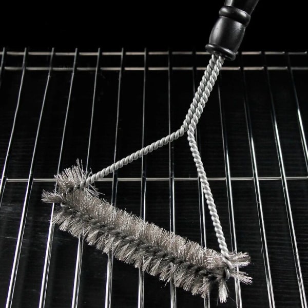 Grill rengøringsbørste, rustfrit stål børster, non-stick belægning, tilbehør