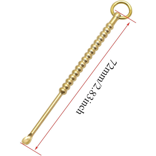 2-pack litet flaska liten sked sked hänge halsband ring tillbehör