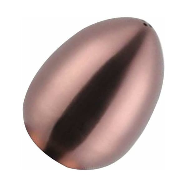 3-huls ægformet saltkar af rustfrit stål guld, rustfrit stål, rosenguld, 5,5 7,5 cm