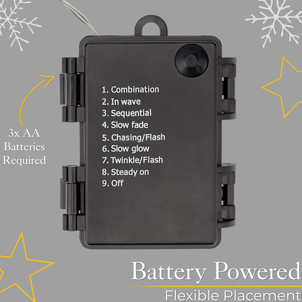 Star Path Lights Led Christmas Outdoor Pathway Dekorationer Batteridriven set av 4 (multi LED)