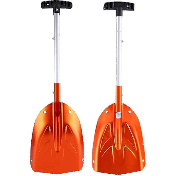 Snöskovel Bärbar Bilsnöskrapa Aluminiumlegering Retraktil Snöskovel Set