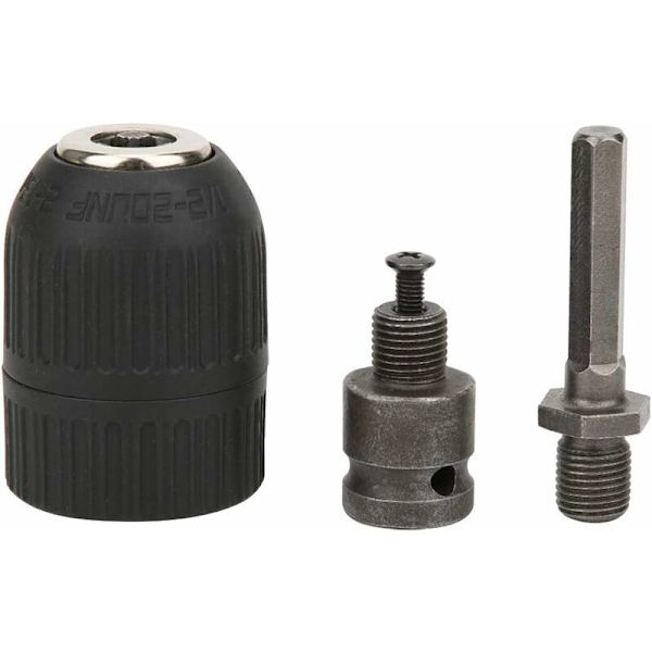 0,8-10 mm 3/8-24 UNF Nyckelfri Borchuckhållare med 1/4 Hex-fäste Bortillbehör