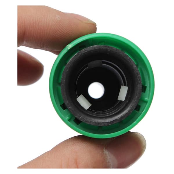 Hurtigkoblingsadapter med 1/4 (4 mm ID) eller 3/8\" (8 mm) forbindelse til vandede haveudstyr, 1 stk.