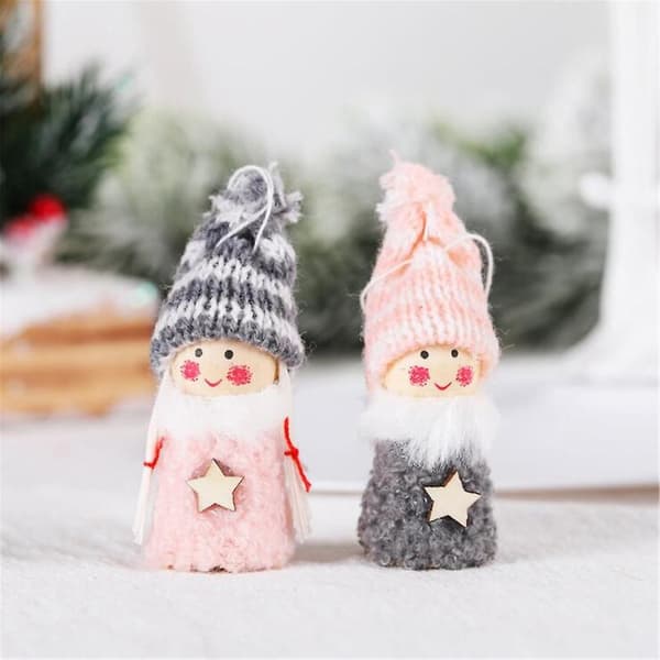 Julängel pojke flicka hänge par pack polyester