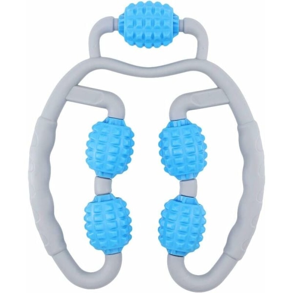 3D Foam -lihashierontarulla lihashierontaan - 360° selluliittia estävä hierontarulla kauniille jaloille, ohuille jaloille, lihasten rentoutumiseen (sininen)