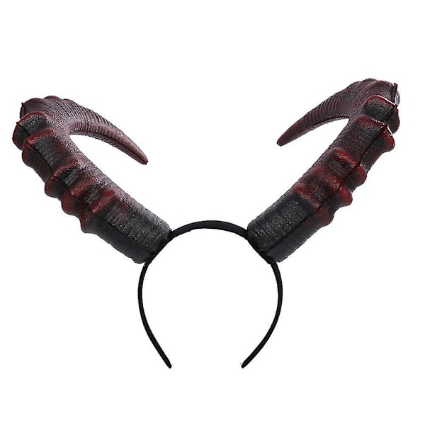 Demon Horns Huvudband Rolig Påsk Hårbåge Personlig Gotisk Hårtillbehör-4