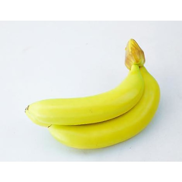 Tossper 3 st Artificiell bananprydnad falska frukter Kognitiva läromedel Rekvisita Plast Display Mat Inredning För Butik Butik
