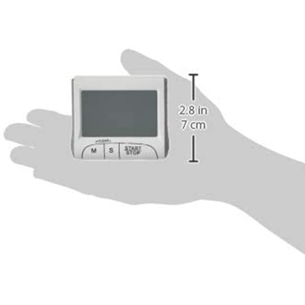 Display Kök Timer Magnetisk Hög Alarm på ett Rep Matlagning Timer för Kök Lärare Studenter Spel Barnmöten, Vit?