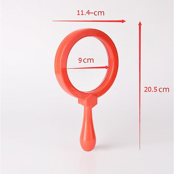 Förstoringsglas för lärande, 2 set, rött