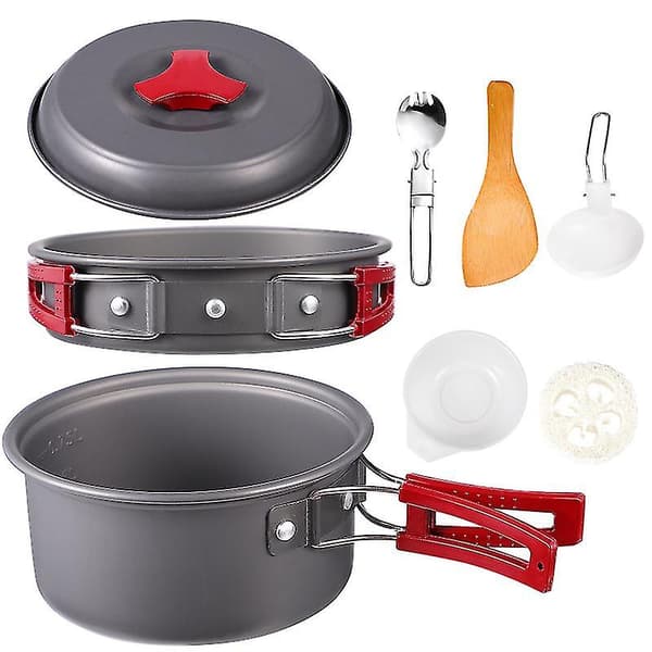 1 set Camping Köksredskapsset