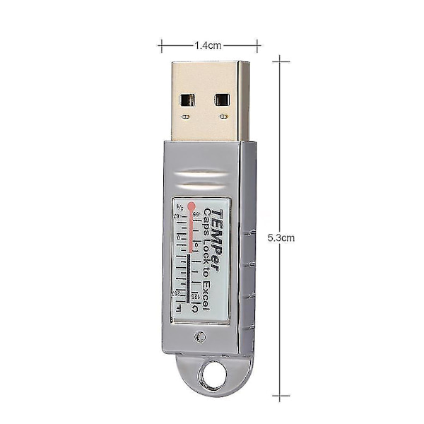 USB Termometer Temperatursensor Data Recorder För PC Windows XP Vista/7