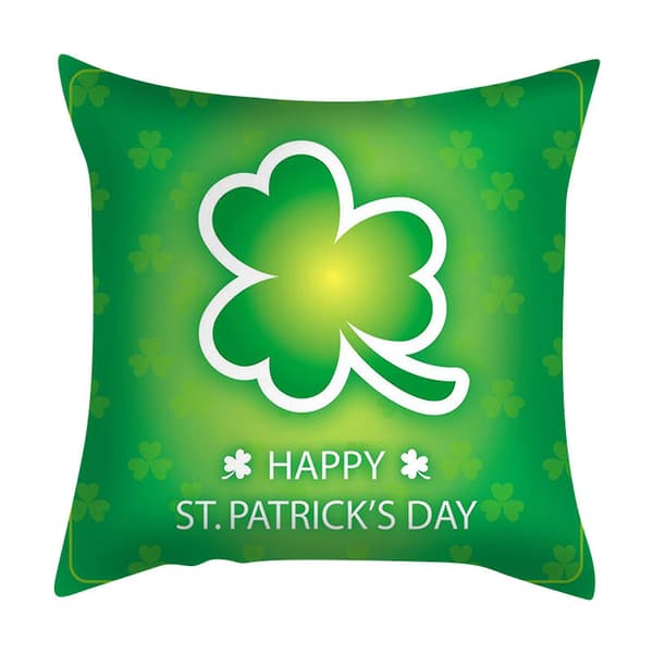 4-pack Heminredning Överdrag St. Patrick's Day Kuddfodral Kudde Överdrag